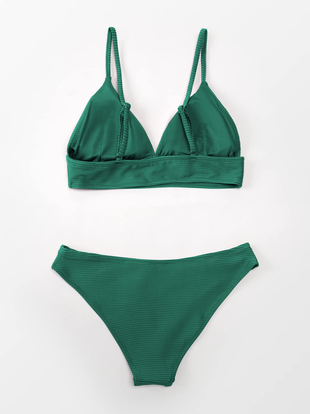 CUPSHE Women's Bikini Set Sexy Lace Up Triangle Bikini Two Piece