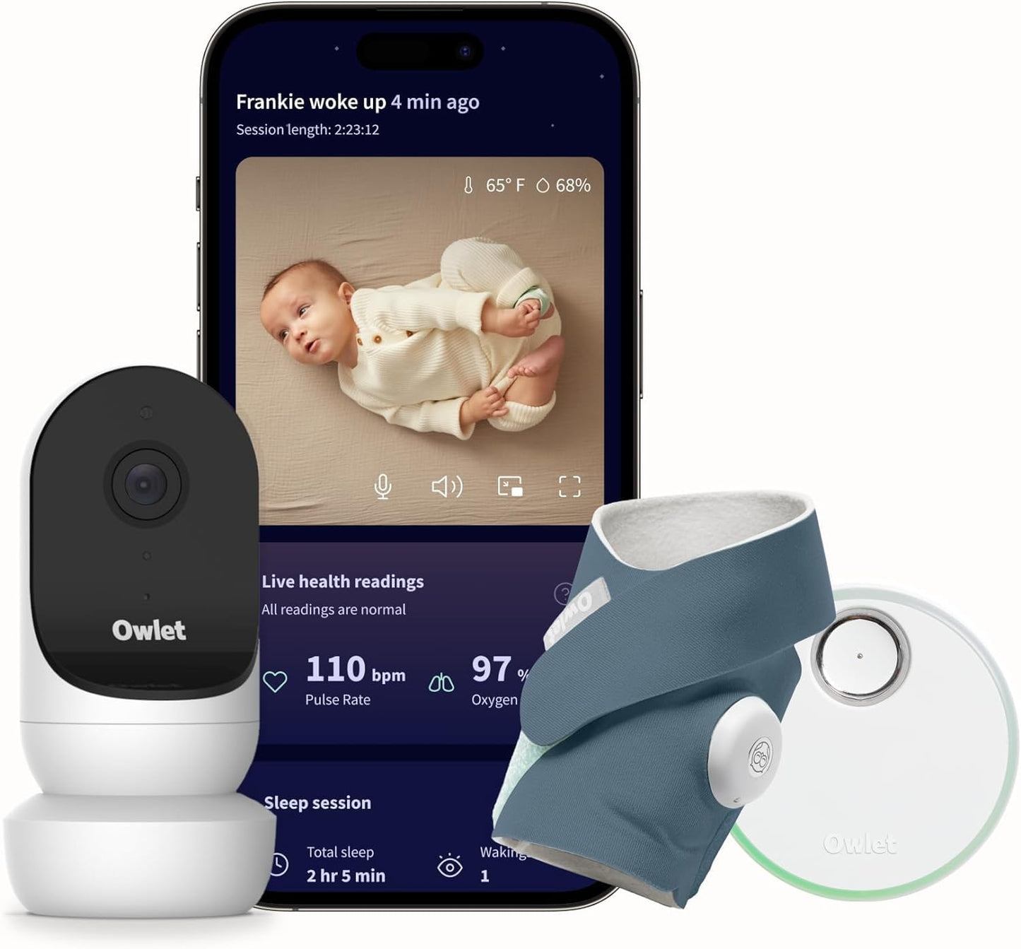 Owlet® Dream Bundle 2 Smart Baby Monitor
