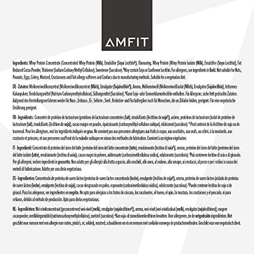 Amazon Brand - Amfit Nutrition Whey Protein Powder