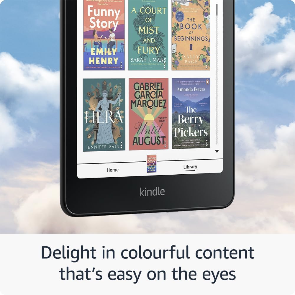 Amazon Kindle Colorsoft Signature Edition (32 GB) – With colour display, auto-adjusting front light, wireless charging and long battery life