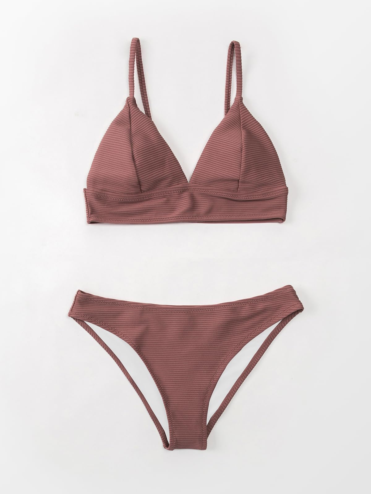 CUPSHE Women's Bikini Set Sexy Lace Up Triangle Bikini Two Piece