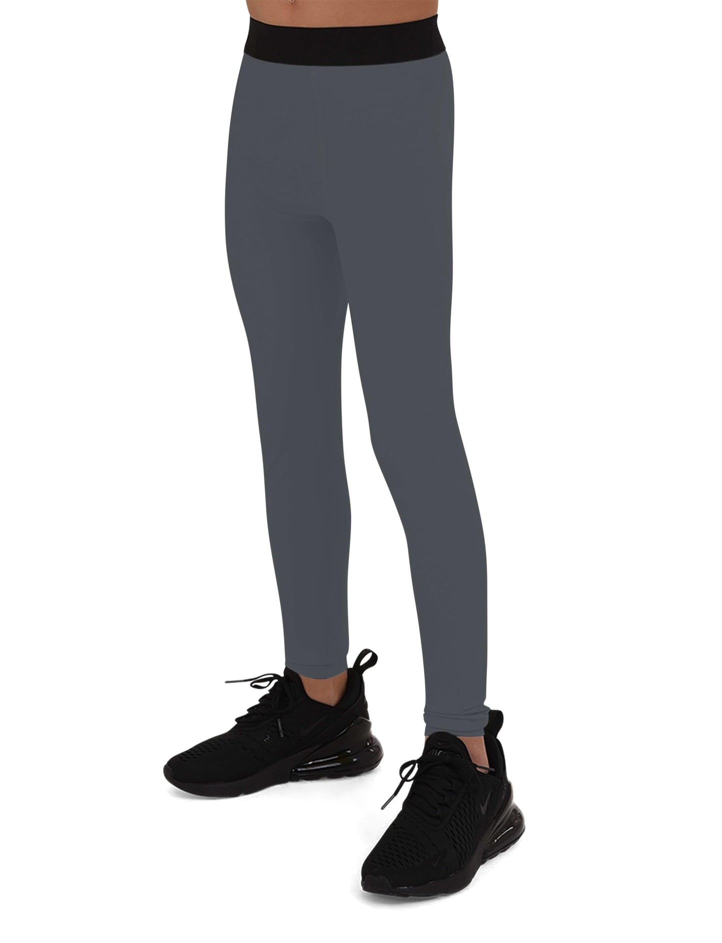 Boys' Running Football Tights Compression Base Layer Leggings