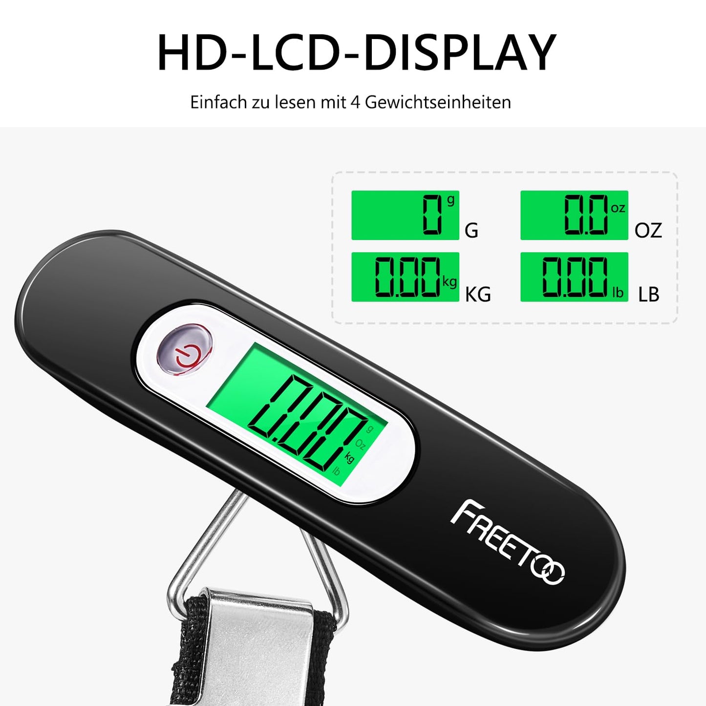 Luggage Scale Portable Digital Weight Scale for Travel Suitcase