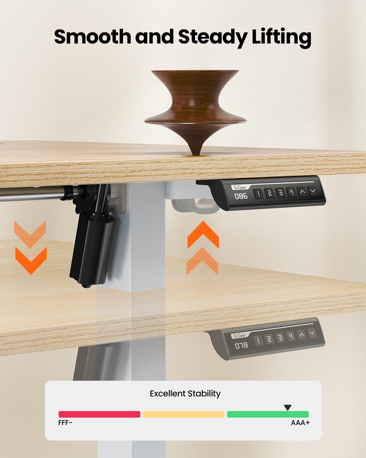 ErGear Electric Standing Desk Height Adjustable