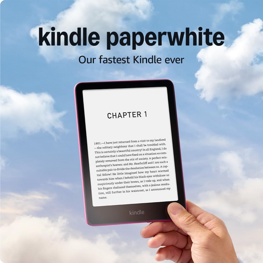 All-new Amazon Kindle Paperwhite (16 GB) Our fastest Kindle ever, with new 7 glare-free display and weeks of battery life With Ads - Black + Kindle Unlimited