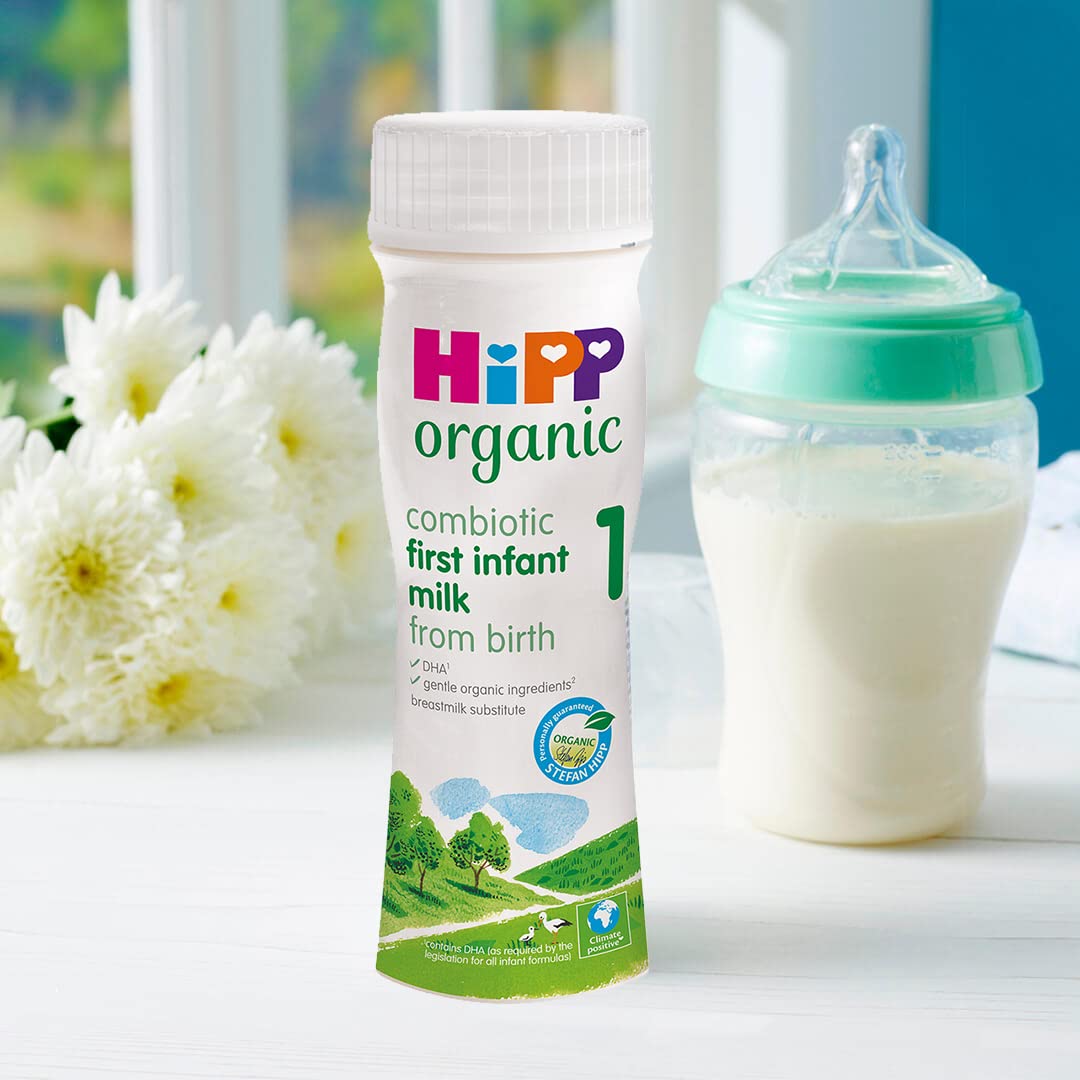 HiPP Organic 1 First Milk Ready To Feed 200ml (pack of 6)