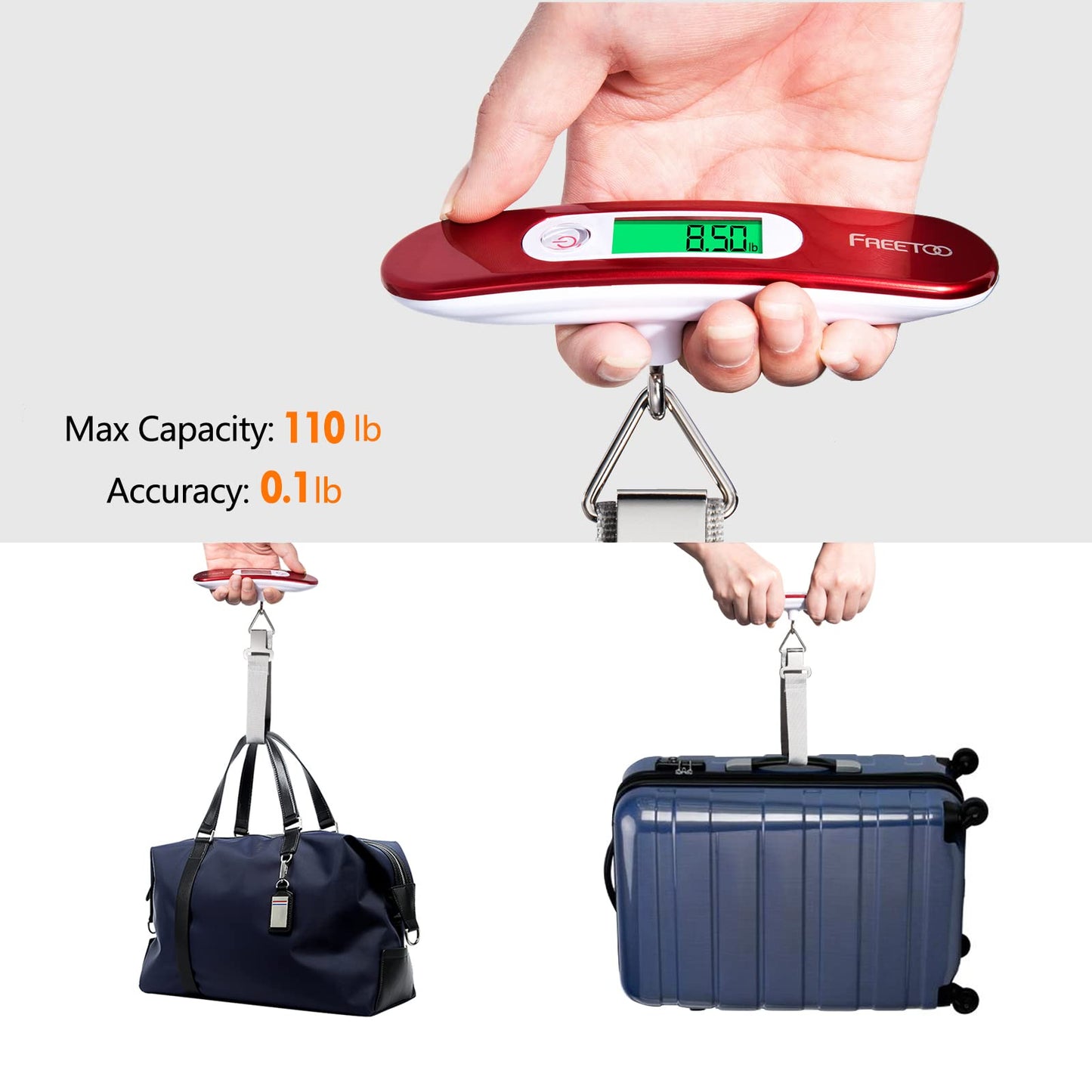 Luggage Scale Portable Digital Weight Scale for Travel Suitcase