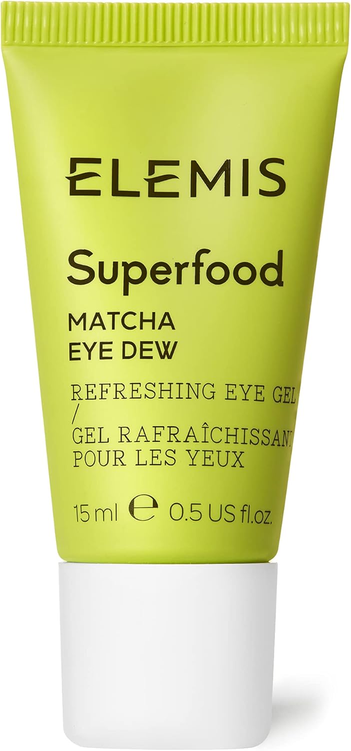 ELEMIS Superfood Matcha Eye Dew, Refreshing Eye Gel Immediately Quenches and Hydrates the Eye Area, Matcha-Infused Cooling Gel, Reduces Puffiness and Boosts Brightness, Wake up Lacklustre Skin, 15ml