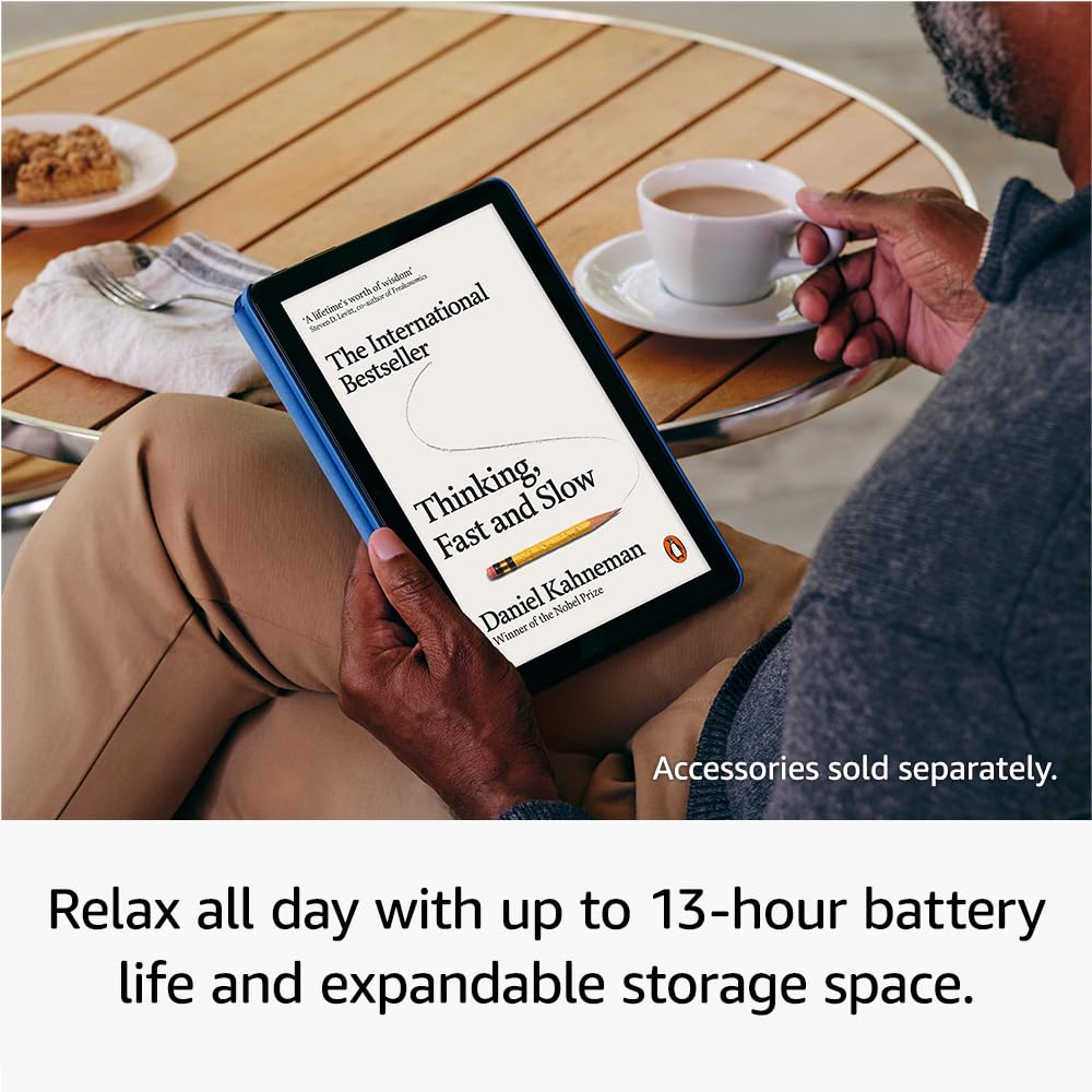 Certified Refurbished Amazon Fire HD 10 tablet, 10.1" vibrant Full HD screen, octa-core processor, 3 GB RAM, up to 13-h battery life, latest model (2023 release), 32 GB, Black, with adverts