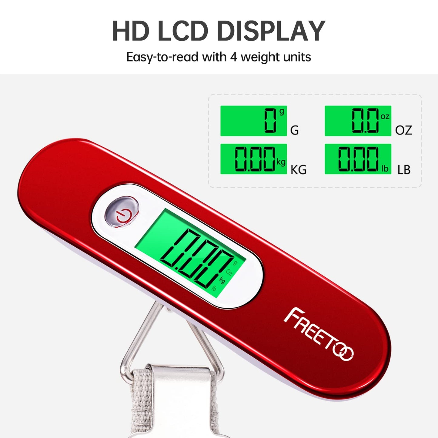 Luggage Scale Portable Digital Weight Scale for Travel Suitcase
