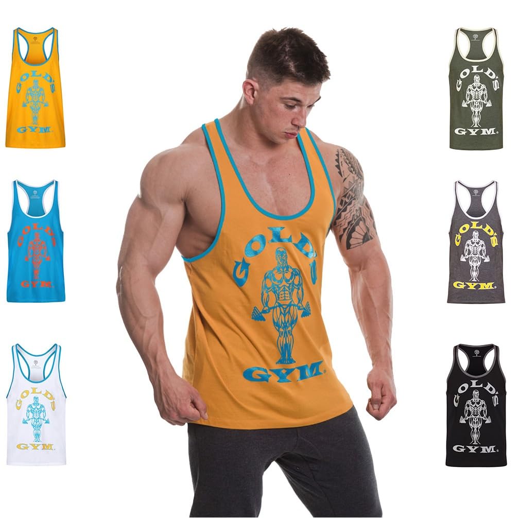 Gold's Gym GGVST004 Men's Training Sports Fitness Tank Top