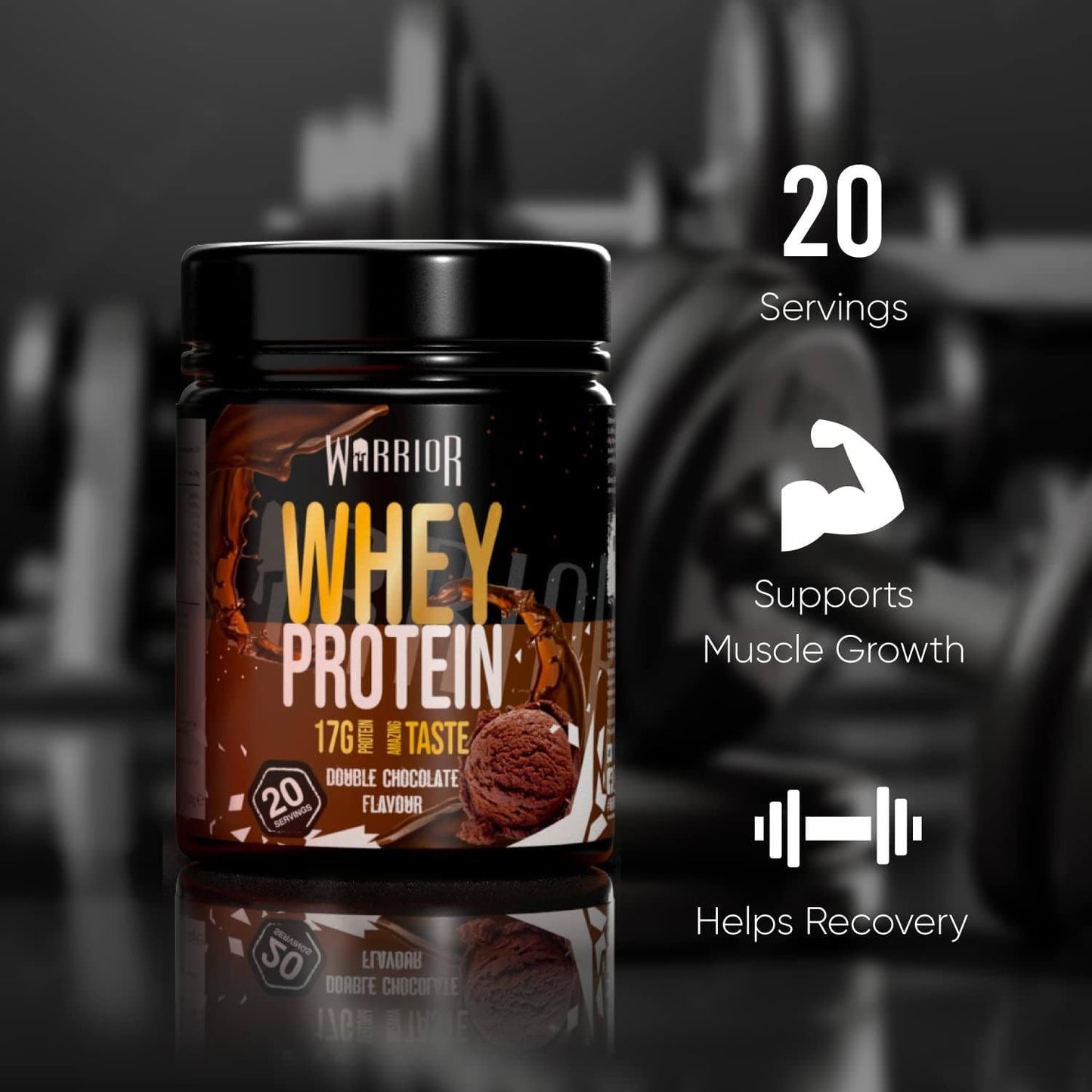 Warrior Whey Protein Powder 500g
