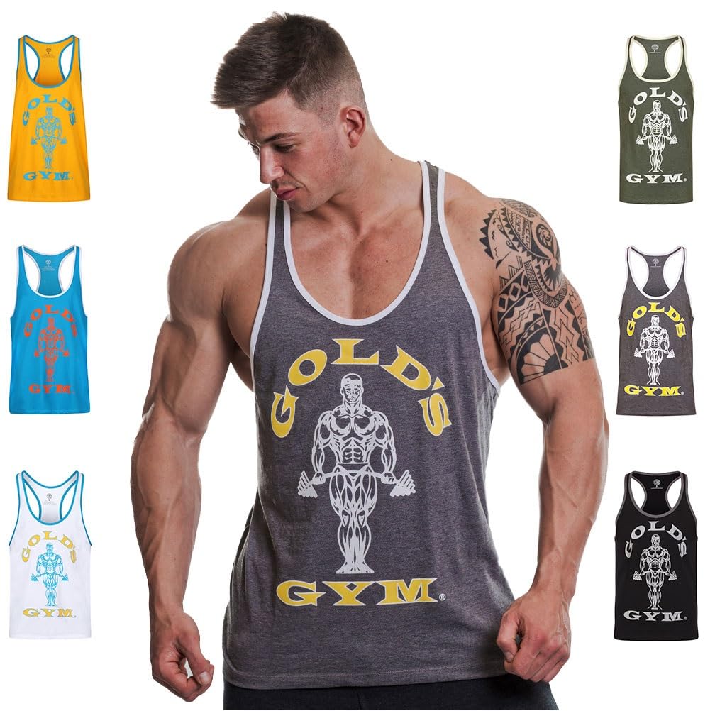 Gold's Gym GGVST004 Men's Training Sports Fitness Tank Top