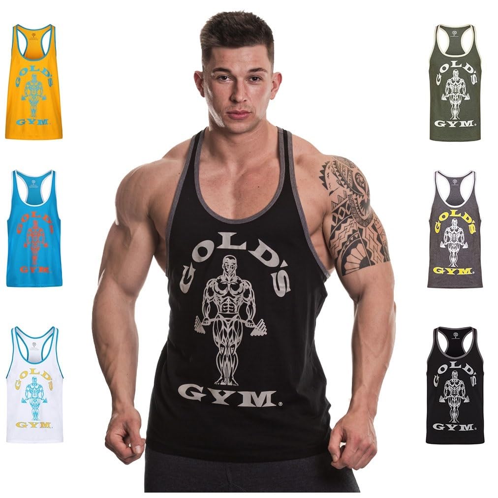 Gold's Gym GGVST004 Men's Training Sports Fitness Tank Top