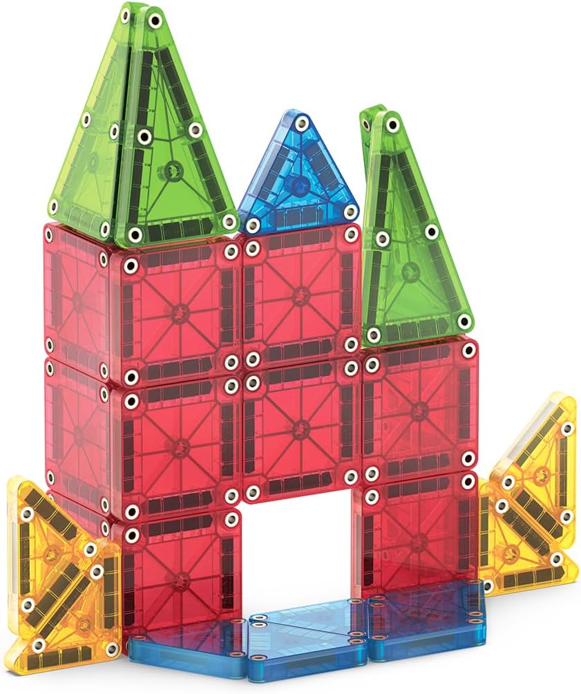 Magna-Tiles microMAGS 26-Piece Travel Magnetic Construction Set