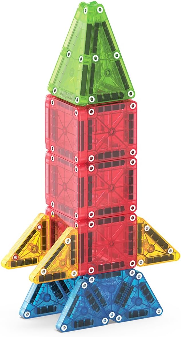 Magna-Tiles microMAGS 26-Piece Travel Magnetic Construction Set