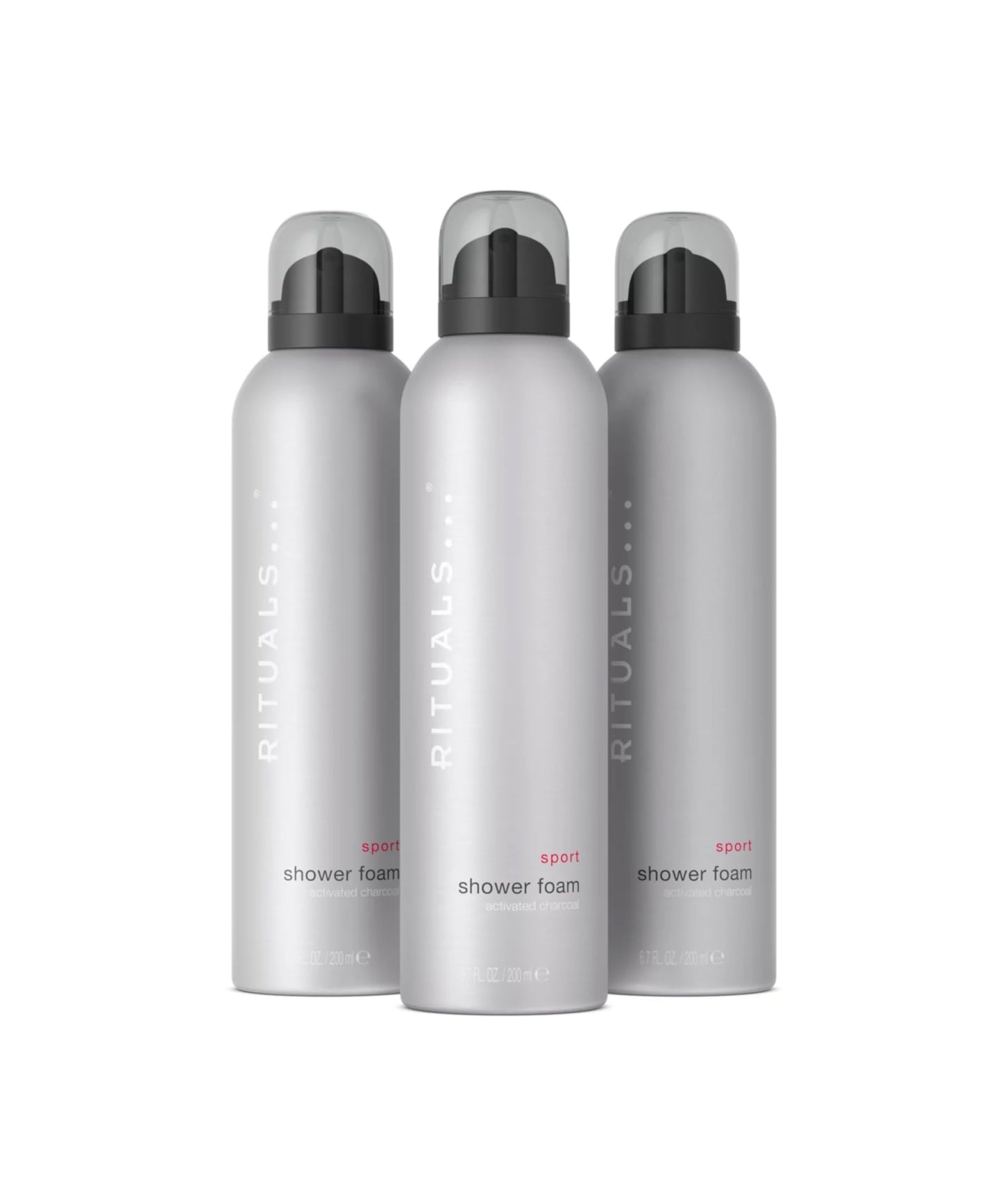 RITUALS Shower Foam Value Pack – The Ritual of Hammam, Sport and Homme - full size foaming shower gels - 3 x 200 ml