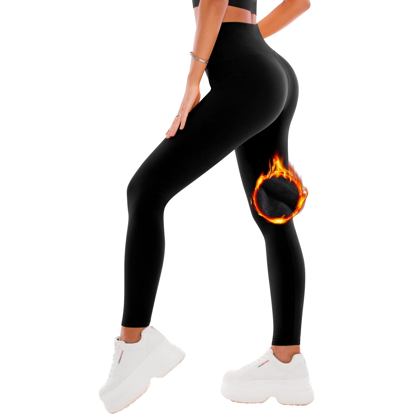 SINOPHANT Fleece Lined Leggings for Women
