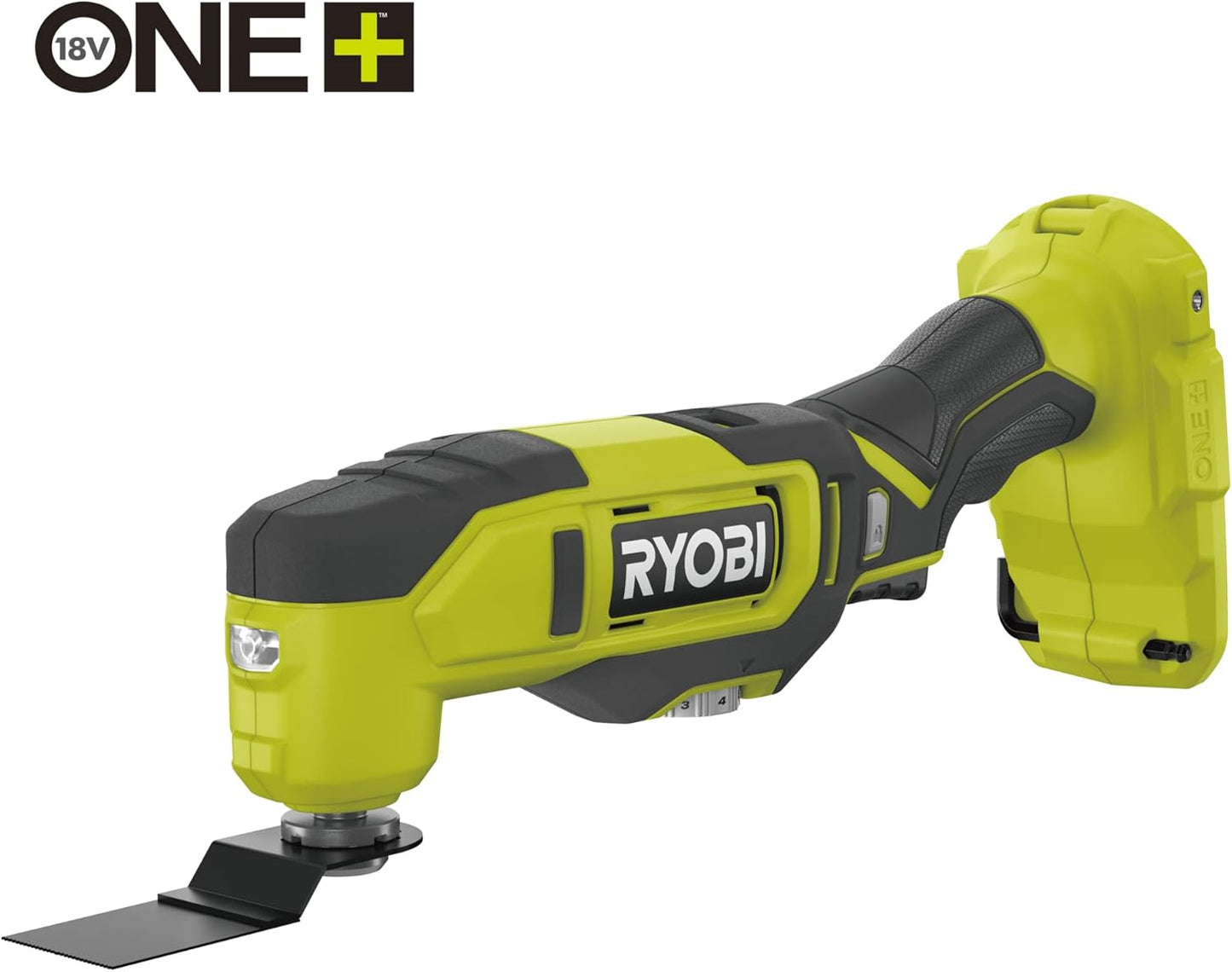 RYOBI RMT18-0 18V ONE+ Cordless Multi-Tool (Bare Tool), Hyper Green