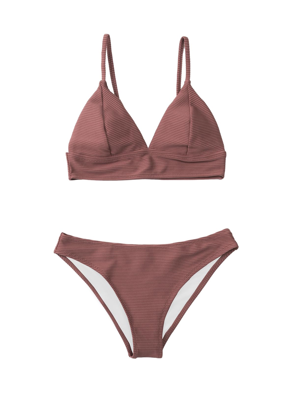 CUPSHE Women's Bikini Set Sexy Lace Up Triangle Bikini Two Piece