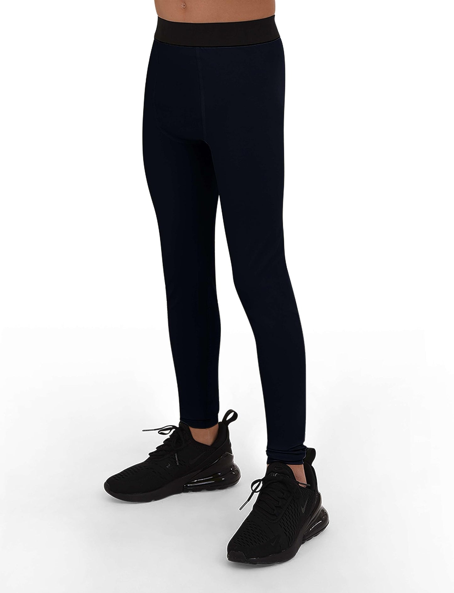 Boys' Running Football Tights Compression Base Layer Leggings