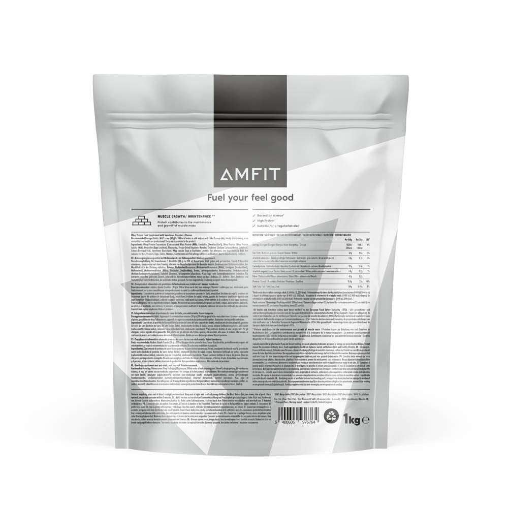 Amazon Brand - Amfit Nutrition Whey Protein Powder