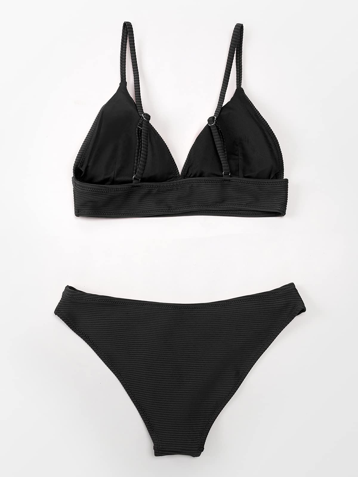 CUPSHE Women's Bikini Set Sexy Lace Up Triangle Bikini Two Piece