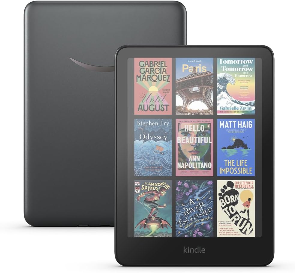 Amazon Kindle Colorsoft Signature Edition (32 GB) – With colour display, auto-adjusting front light, wireless charging and long battery life