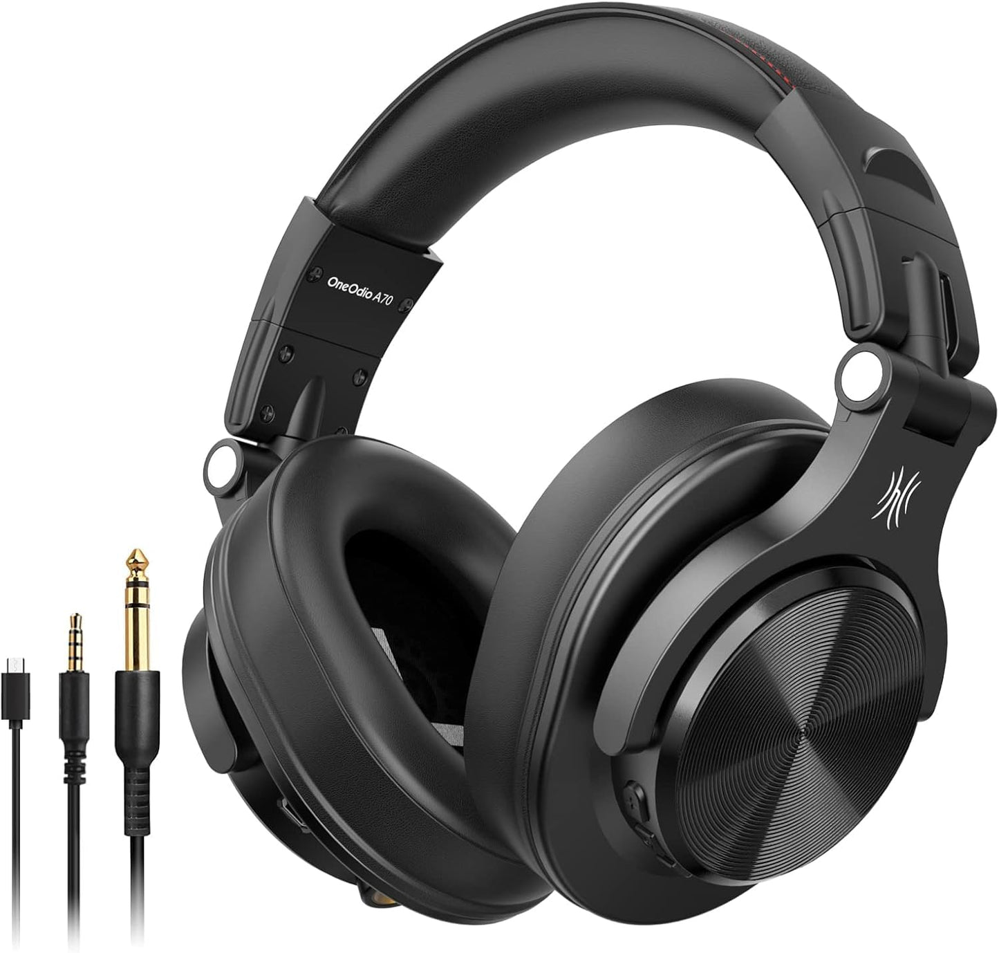 OneOdio A70 Bluetooth Headphones Over Ear, 72 Hrs Playtime, Monitor Level Stereo Sound Quality, Foldable Wireless&Wired DJ Headphone, Professional Studio Headphones for DJ/TV/PC/Phone