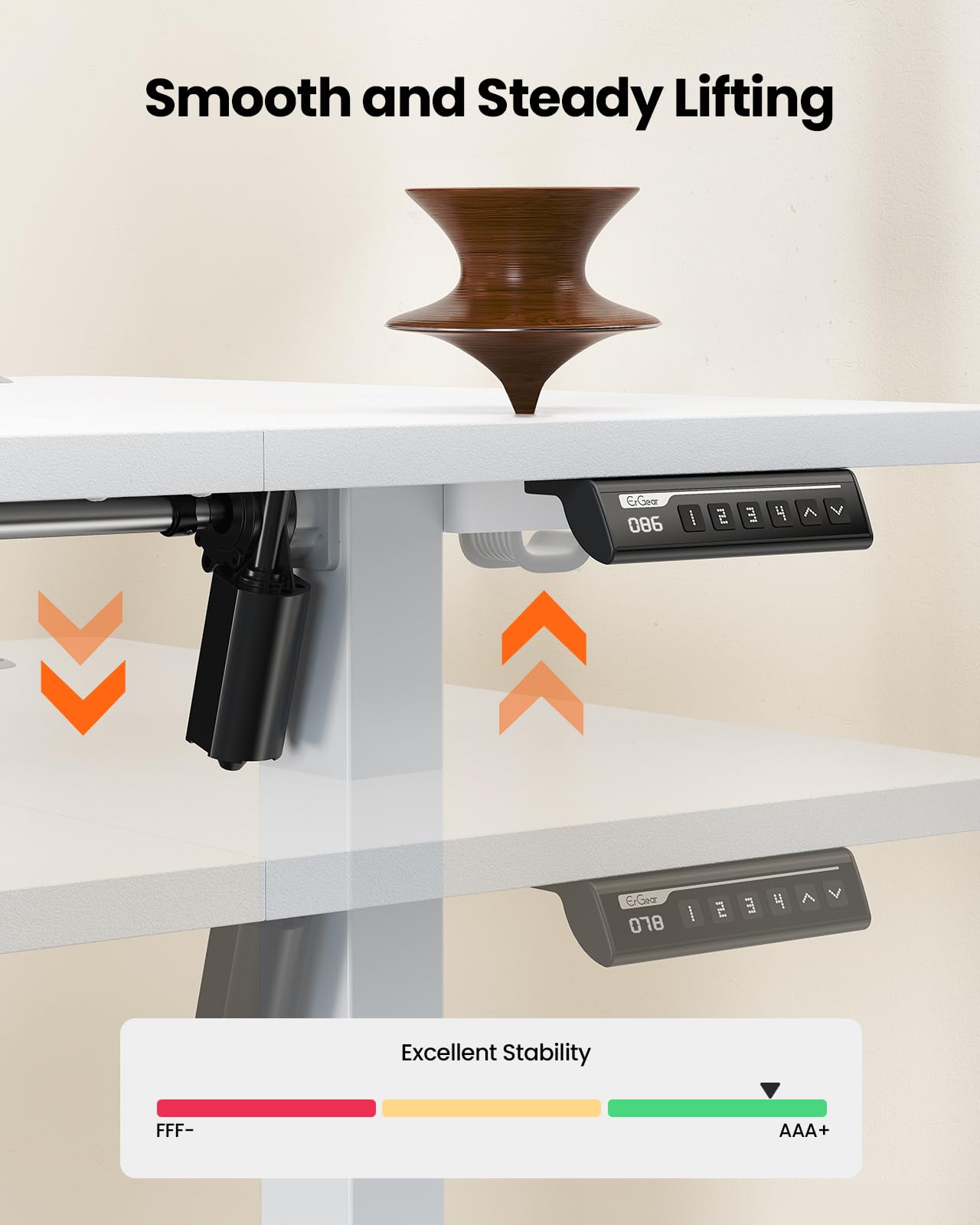 ErGear Electric Standing Desk Height Adjustable