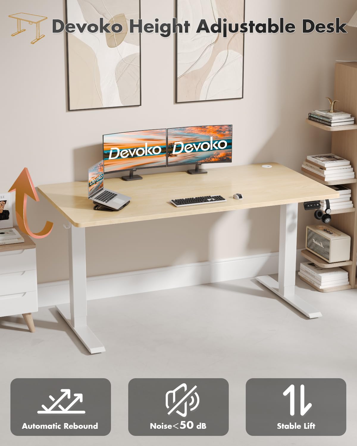 Devoko Electric Standing Desk 120x60cm