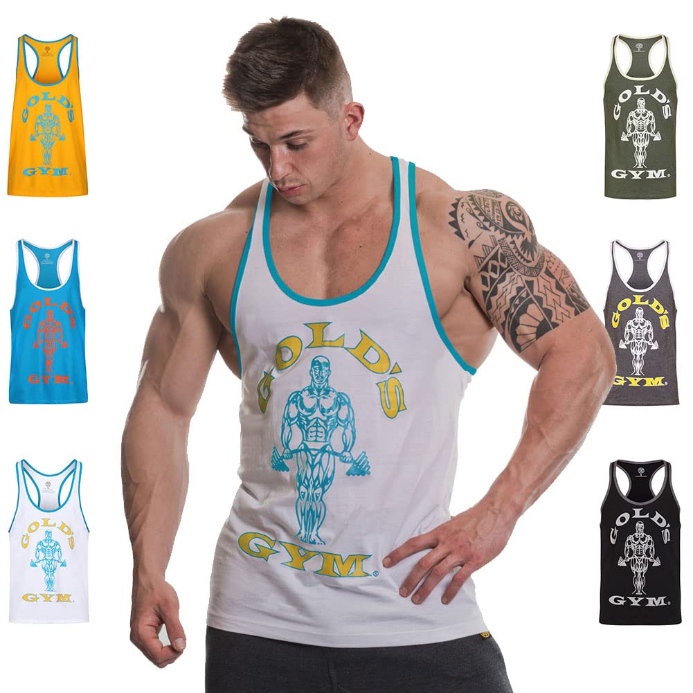 Gold's Gym GGVST004 Men's Training Sports Fitness Tank Top
