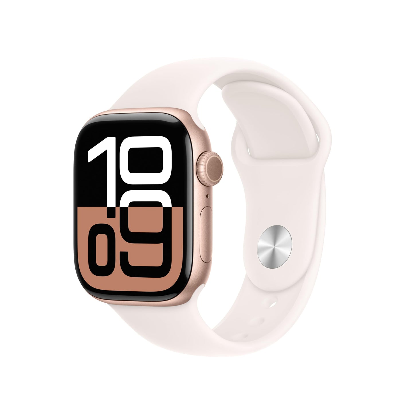 Apple Watch Series 10 GPS 42 mm Smartwatch with Jet Black Aluminium Case with Black Sport Band - S/M. Fitness Tracker, ECG App, Always-On Retina Display, Water Resistant