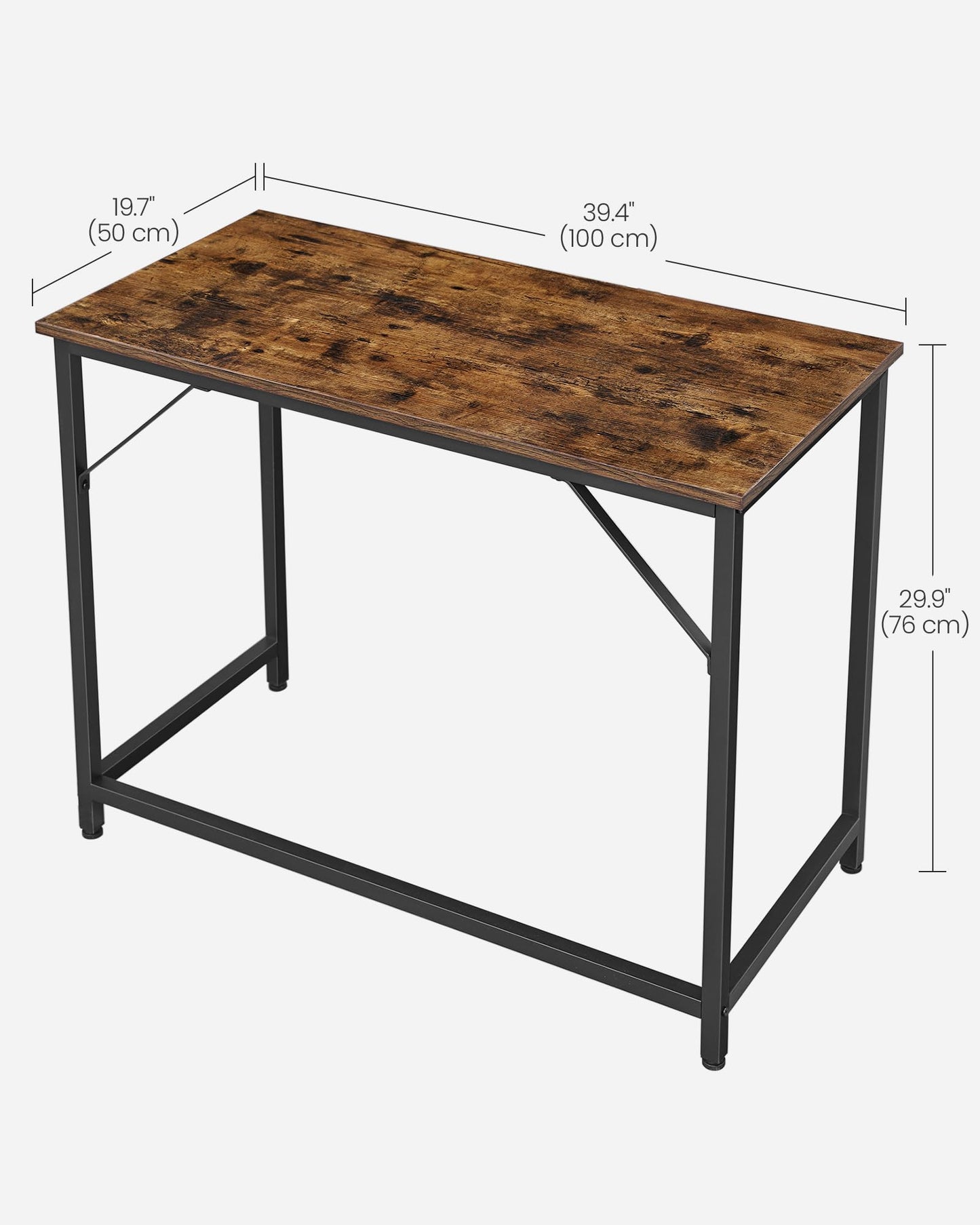 VASAGLE Computer Desk, Writing Desk, Small Office Table