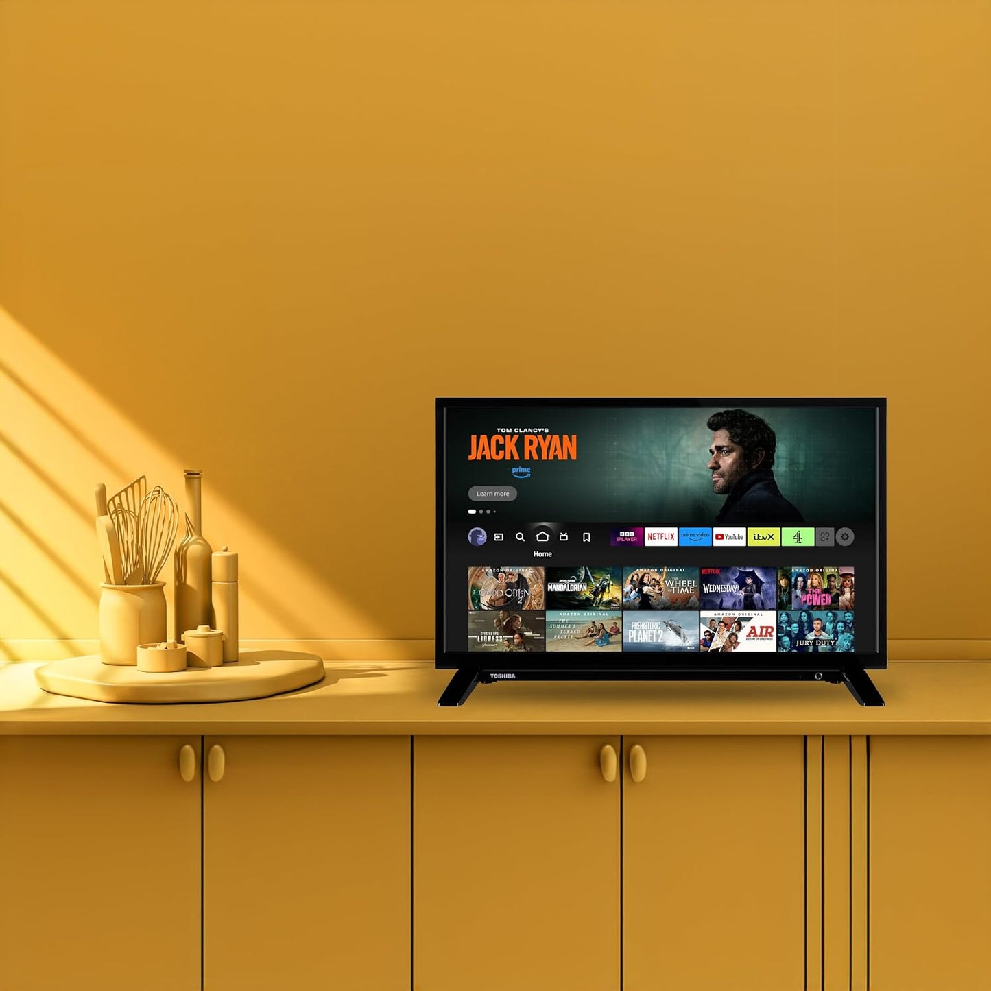 Toshiba 24WF2F53DB 24 Inch HD Ready Smart TV, TRU Resolution, TRU Micro Dimming, HDR10, Dolby Audio