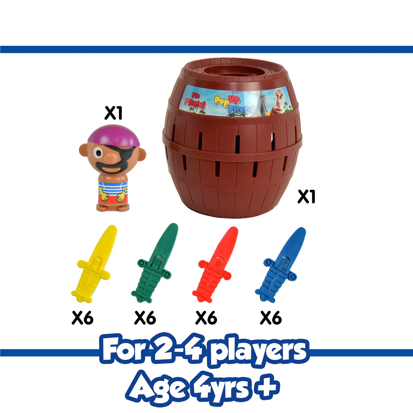 TOMY Pop Up Pirate Classic Children's Action Board Game