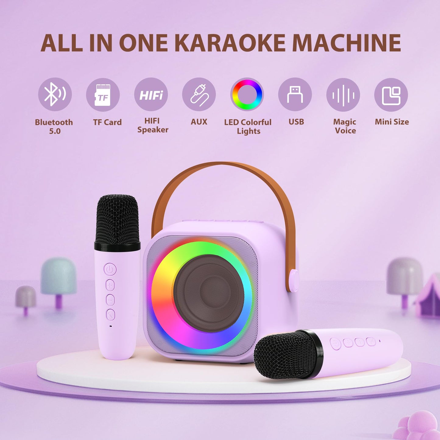 Karaoke Machine 2 Microphones