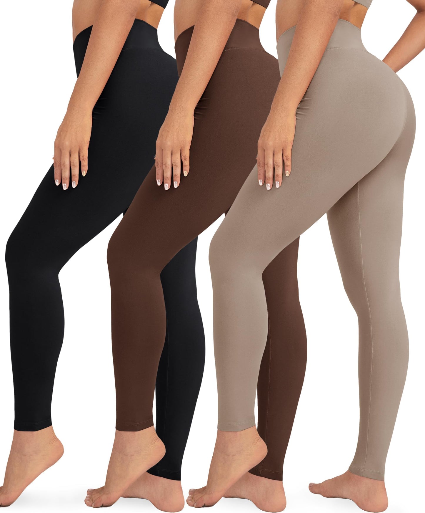 VALANDY Creamlush Womens High Waisted Leggings