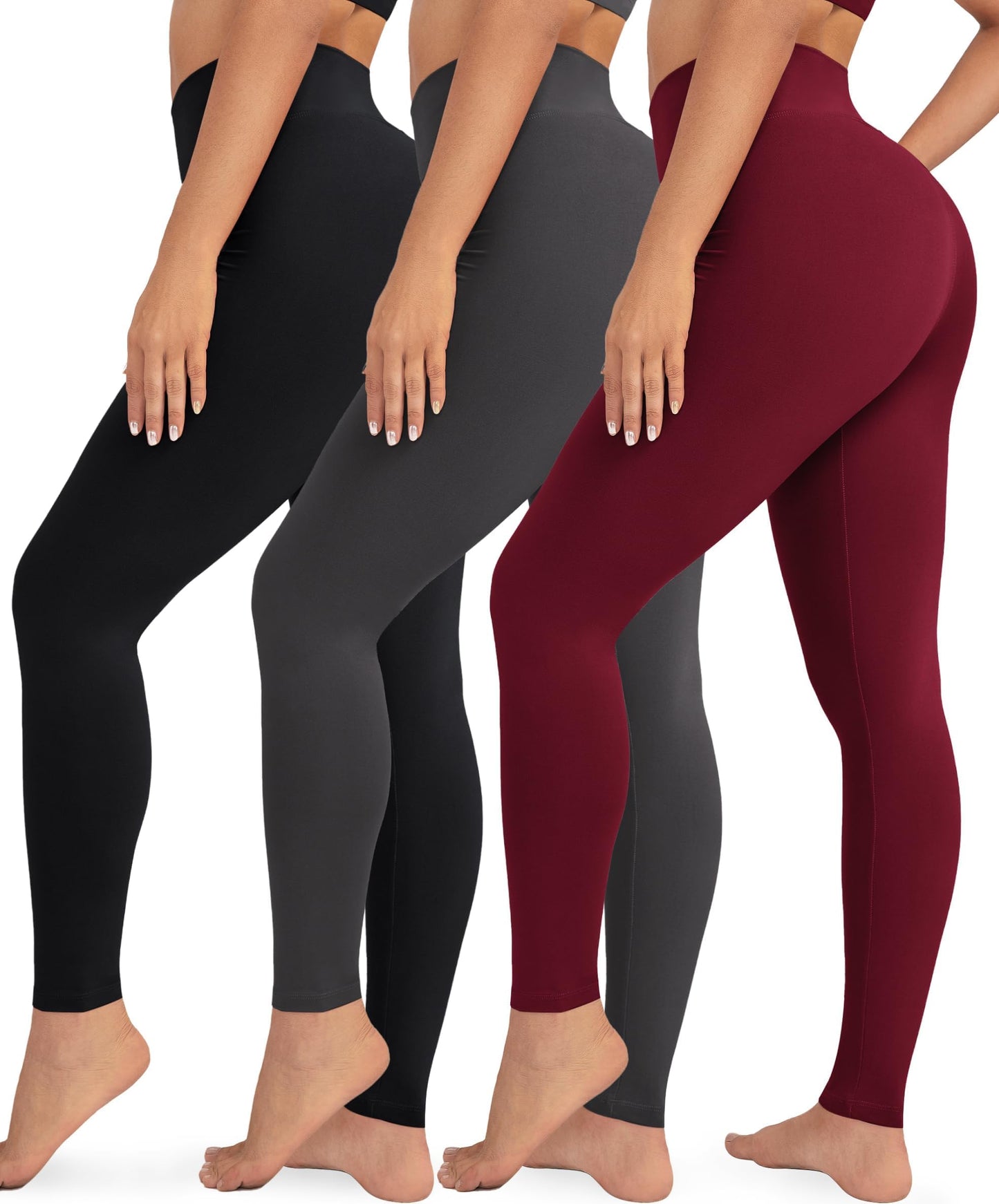 VALANDY Creamlush Womens High Waisted Leggings