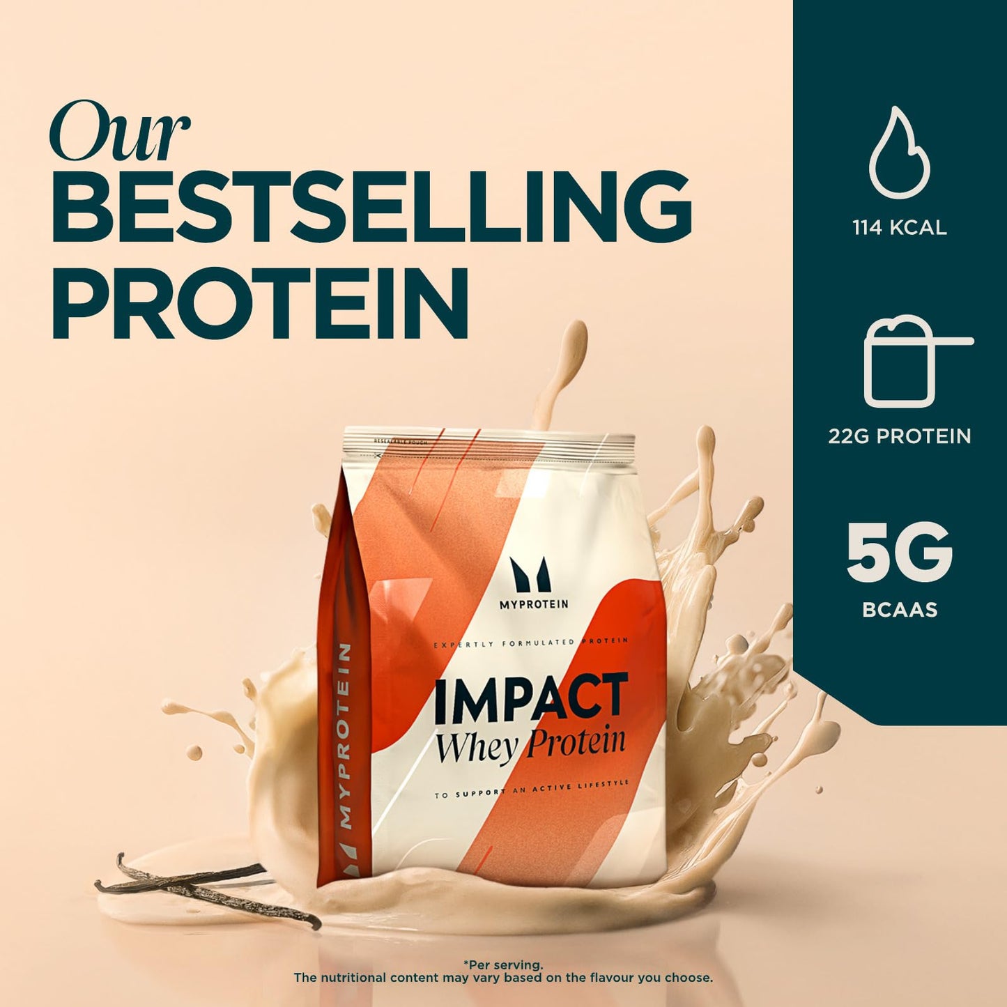 Myprotein Impact Whey Protein - Vanilla 1KG