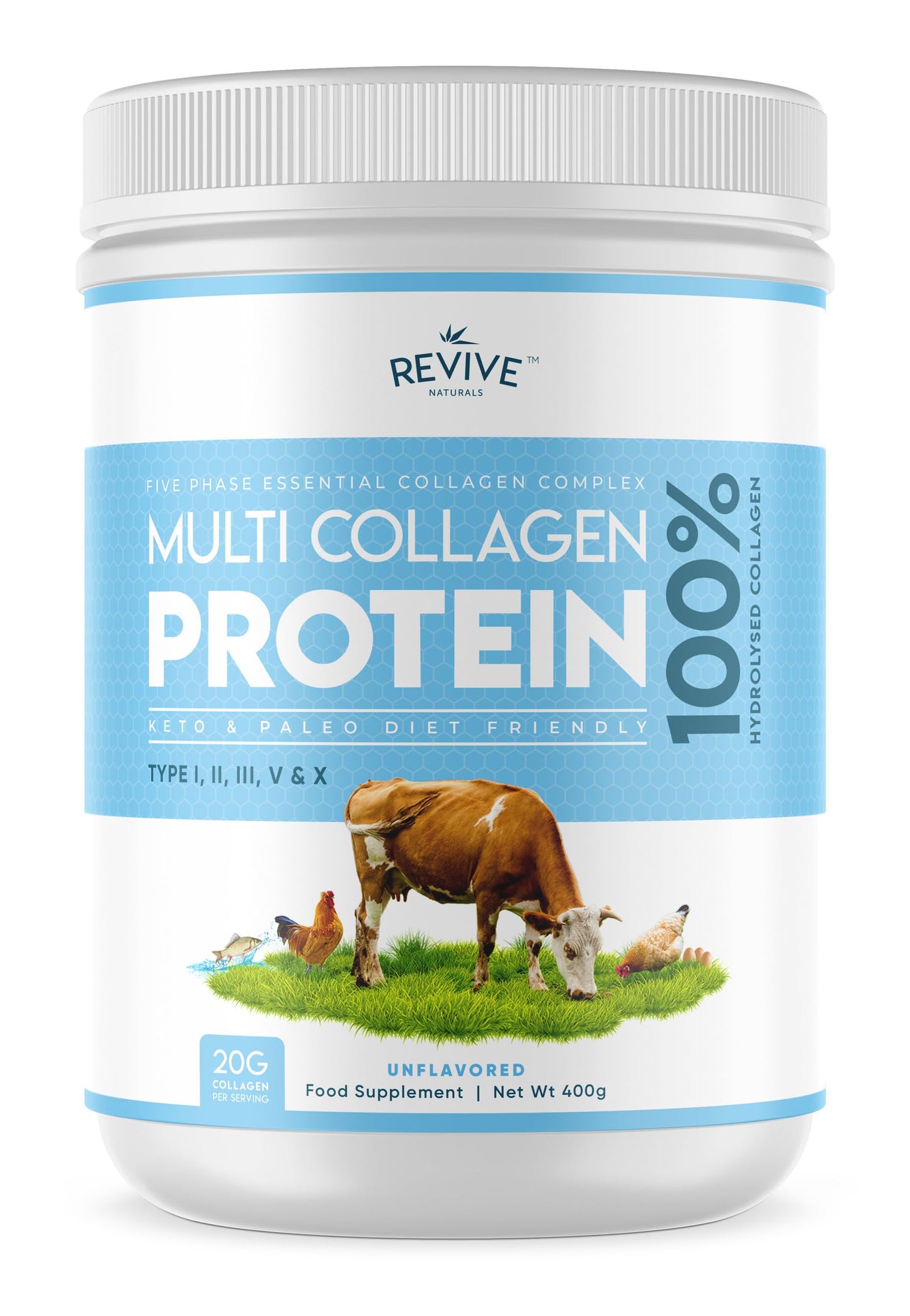 Multi Collagen Protein Powder 400g