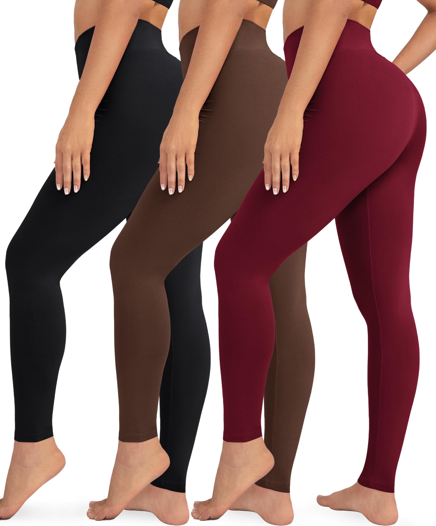 VALANDY Creamlush Womens High Waisted Leggings