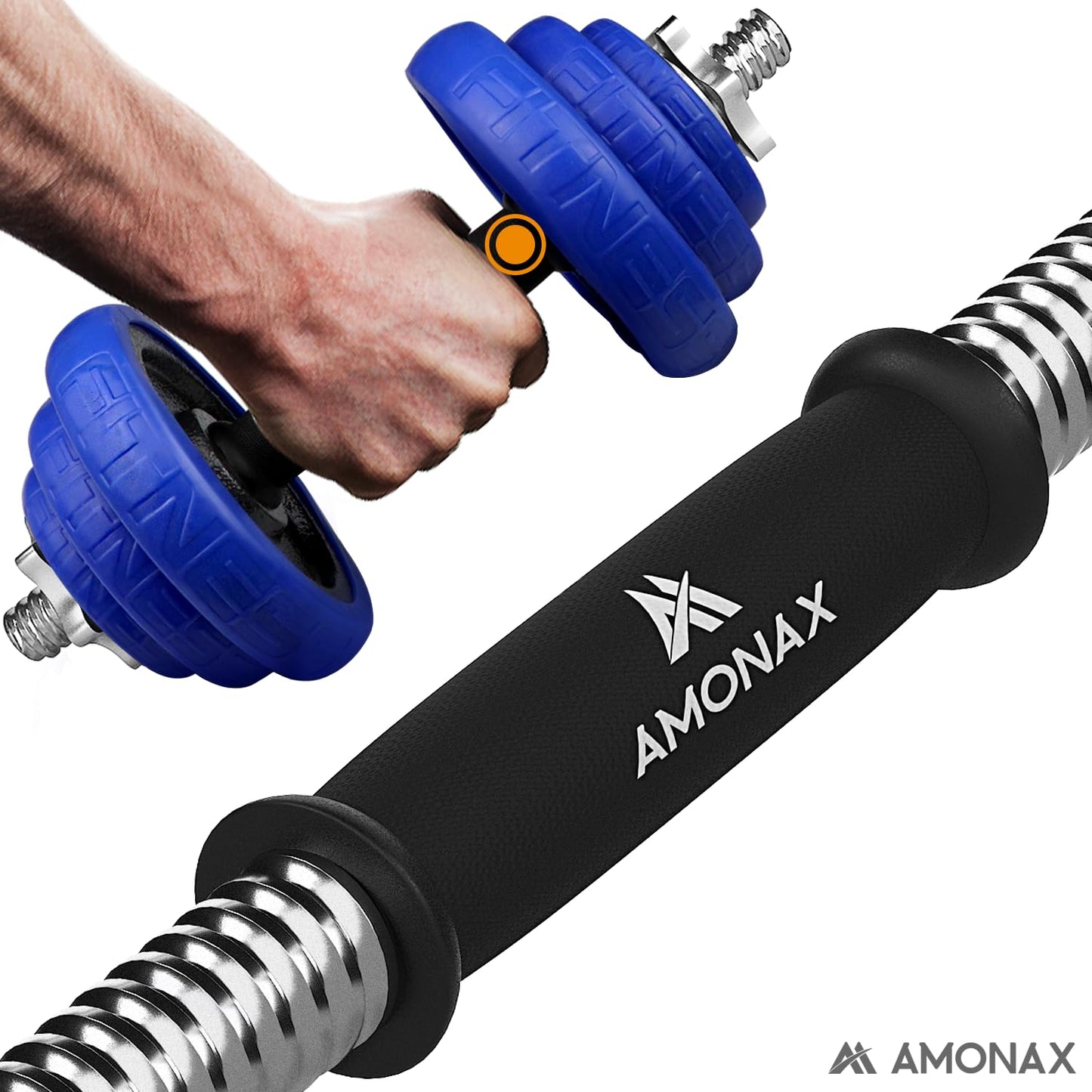 Amonax 20kg 30kg Cast Iron Adjustable Dumbbells