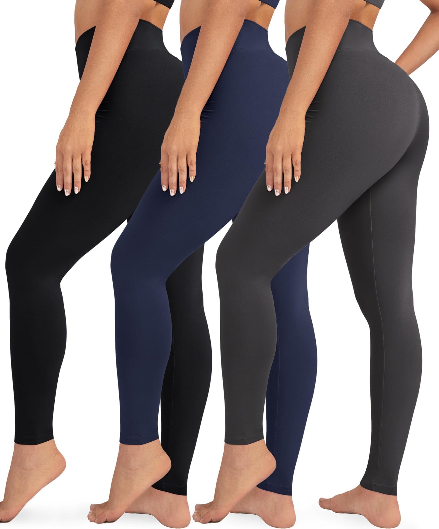 VALANDY Creamlush Womens High Waisted Leggings