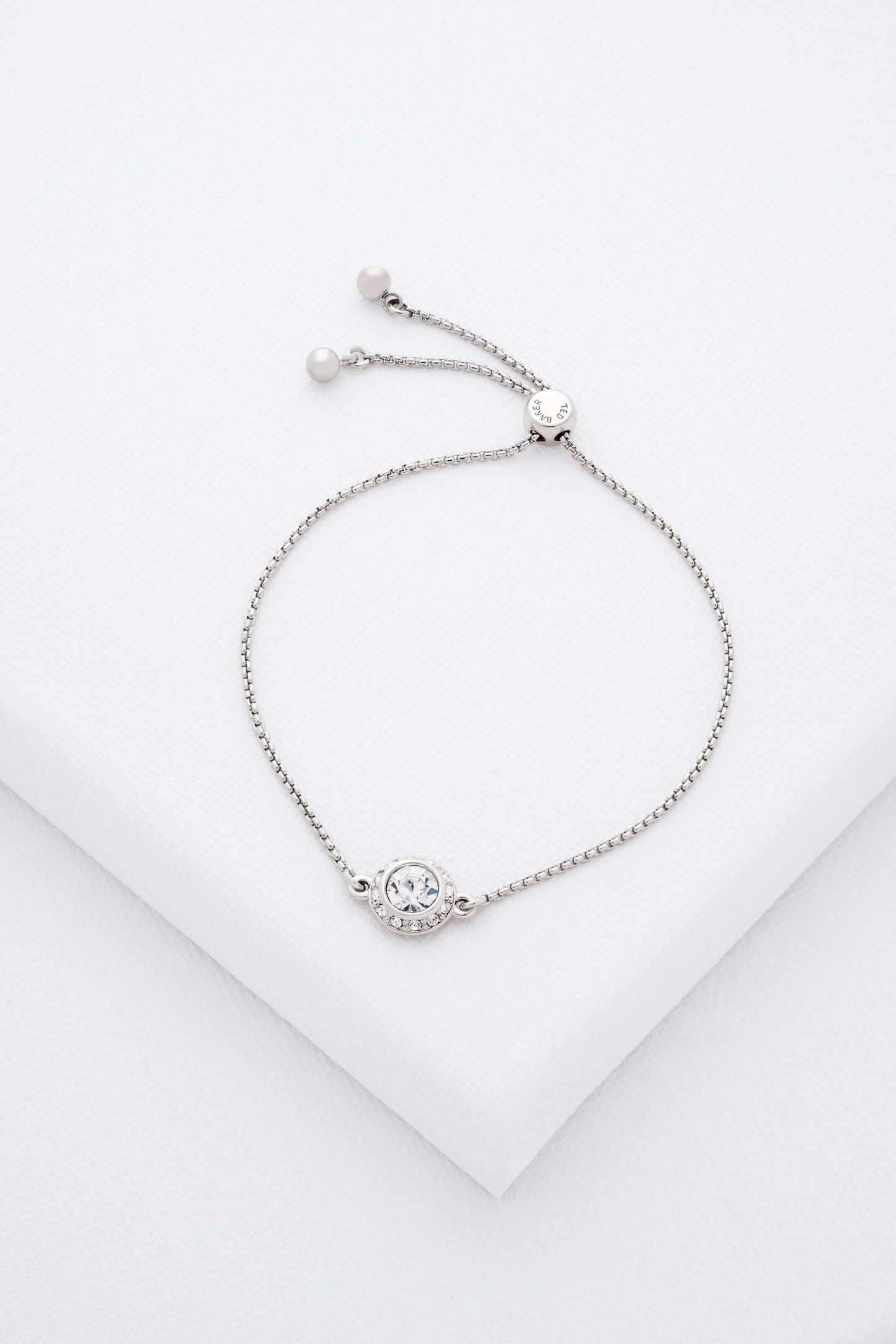 Ted Baker Soleta Solitaire Sparkle Crystal Adjustable Bracelet For Women