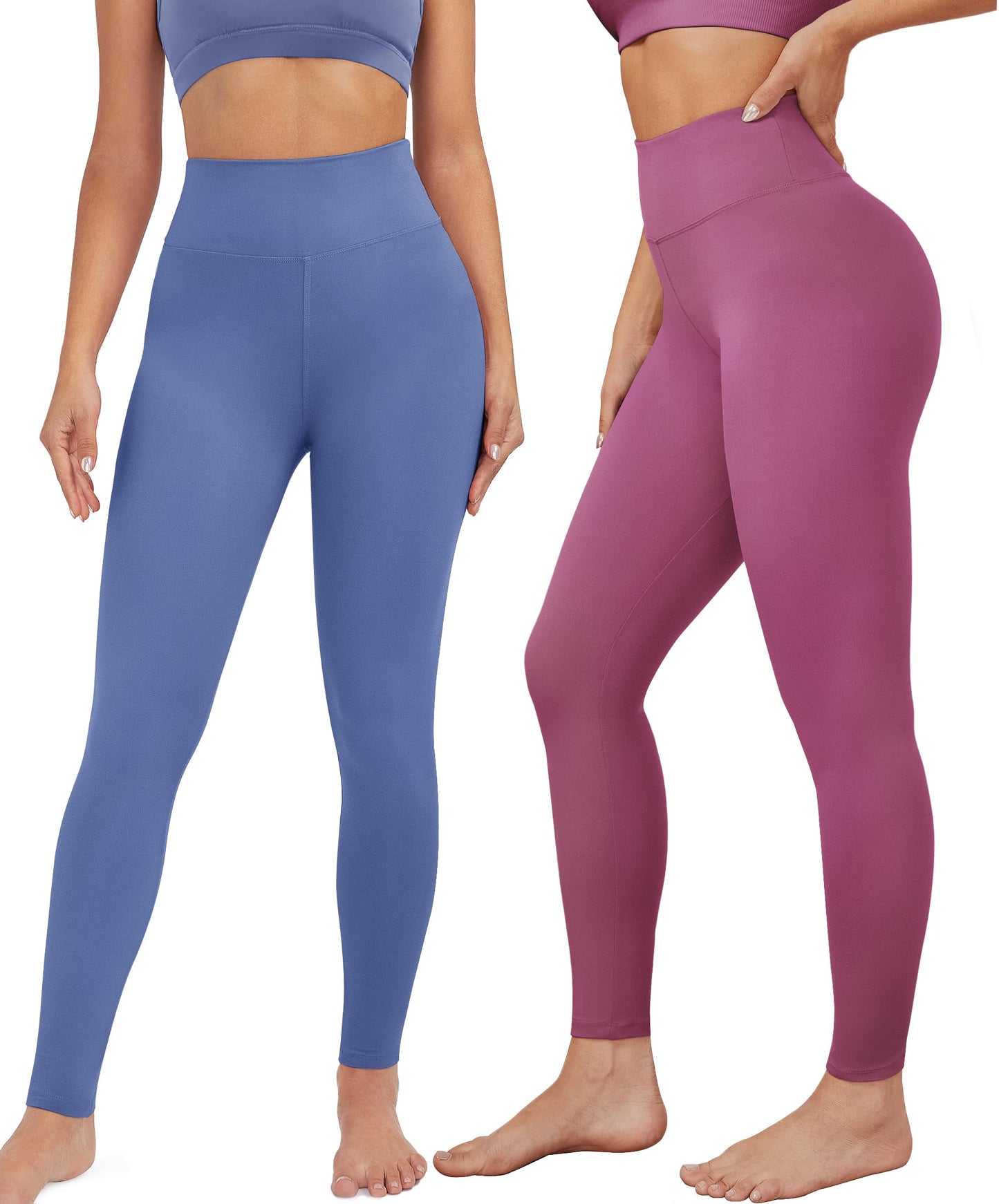 VALANDY Creamlush Womens High Waisted Leggings