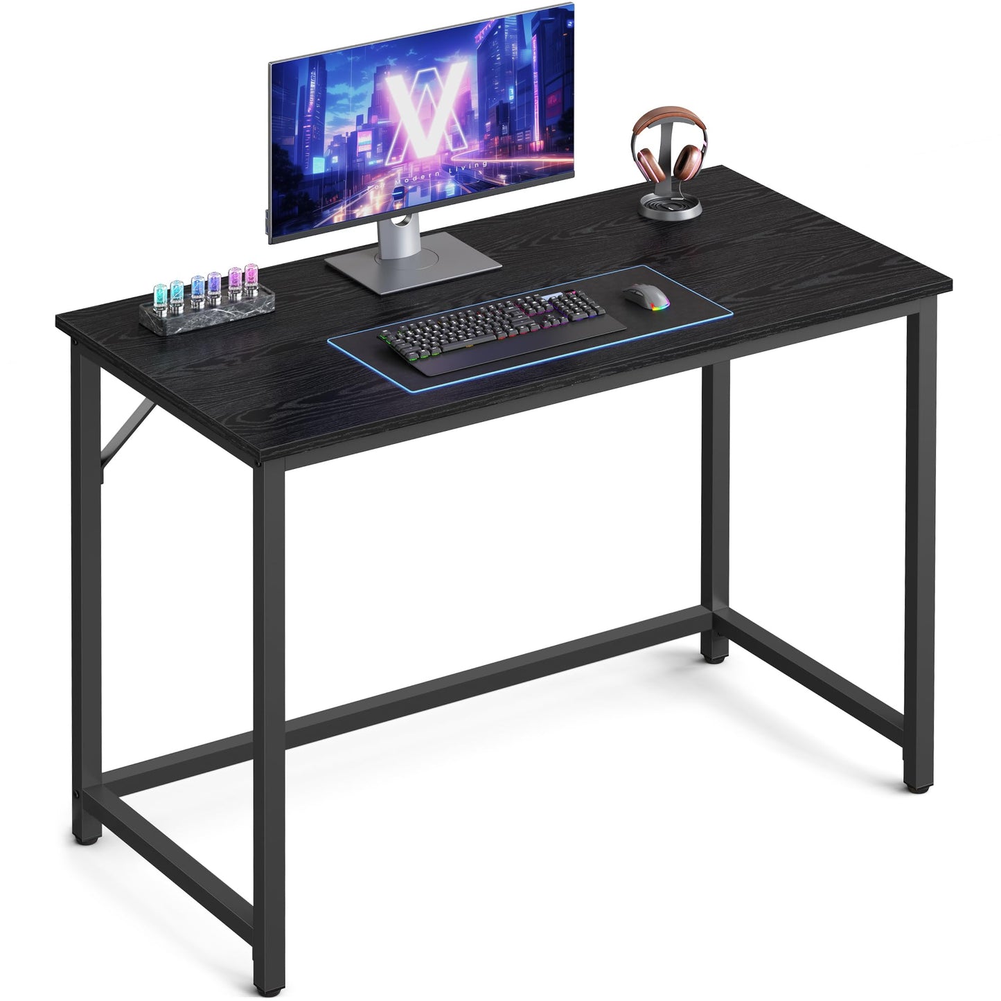 VASAGLE Computer Desk, Writing Desk, Small Office Table