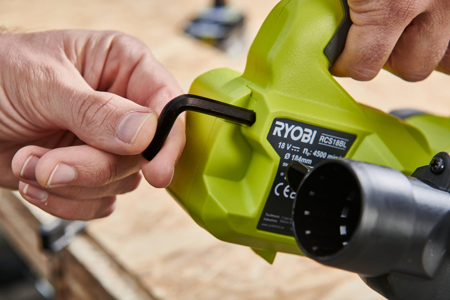 Ryobi R18CSP-0 18V ONE+ Cordless 150mm Circular Saw (Bare Tool), Yellow