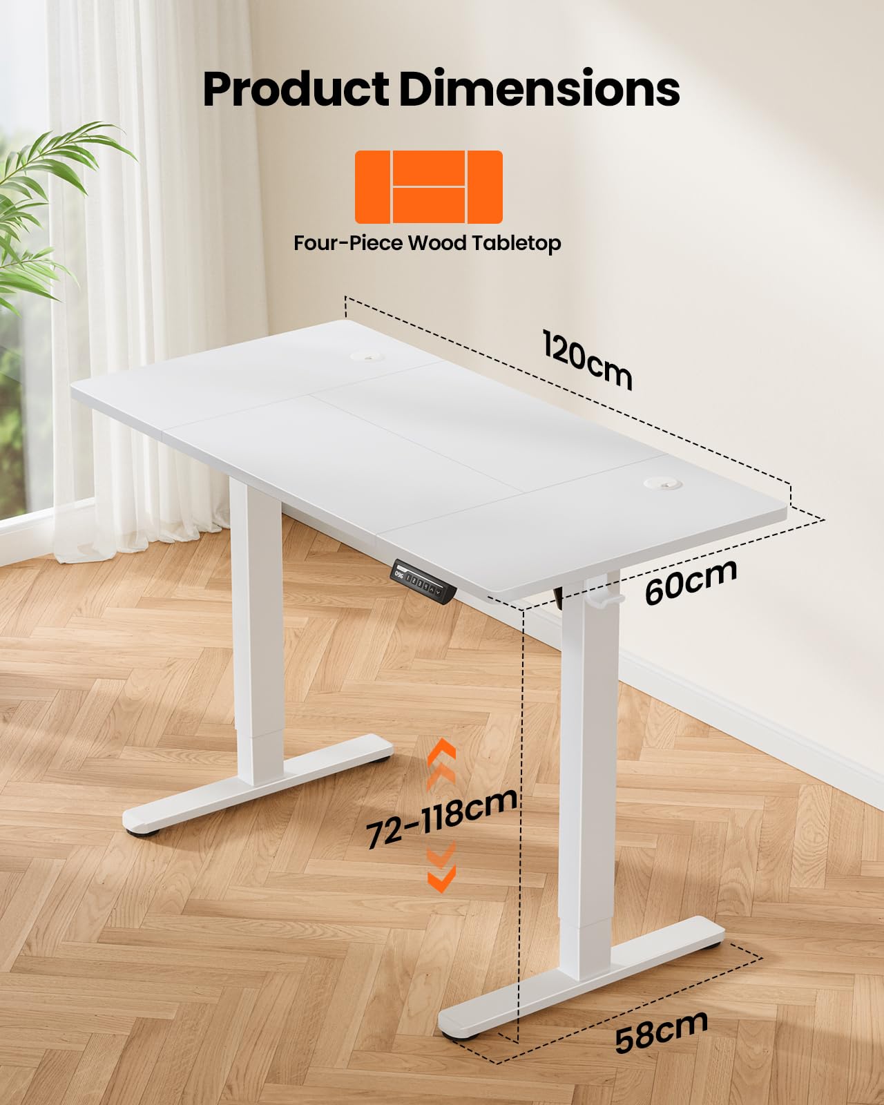 ErGear Electric Standing Desk Height Adjustable