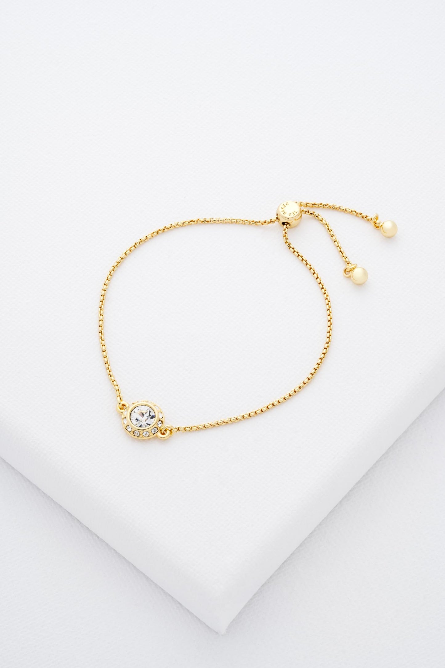 Ted Baker Soleta Solitaire Sparkle Crystal Adjustable Bracelet For Women